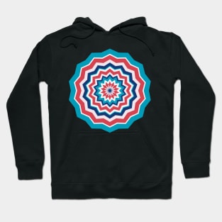 Retro Hippie Radial Hoodie